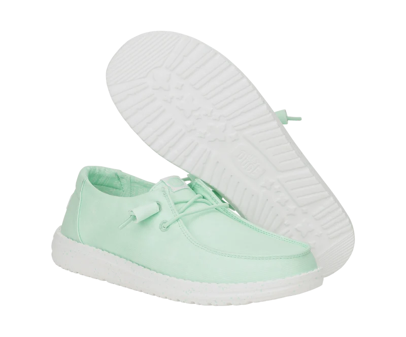 Hey Dude Damen-Mokassin Wendy aus Stretch-Canvas | Bay Blue