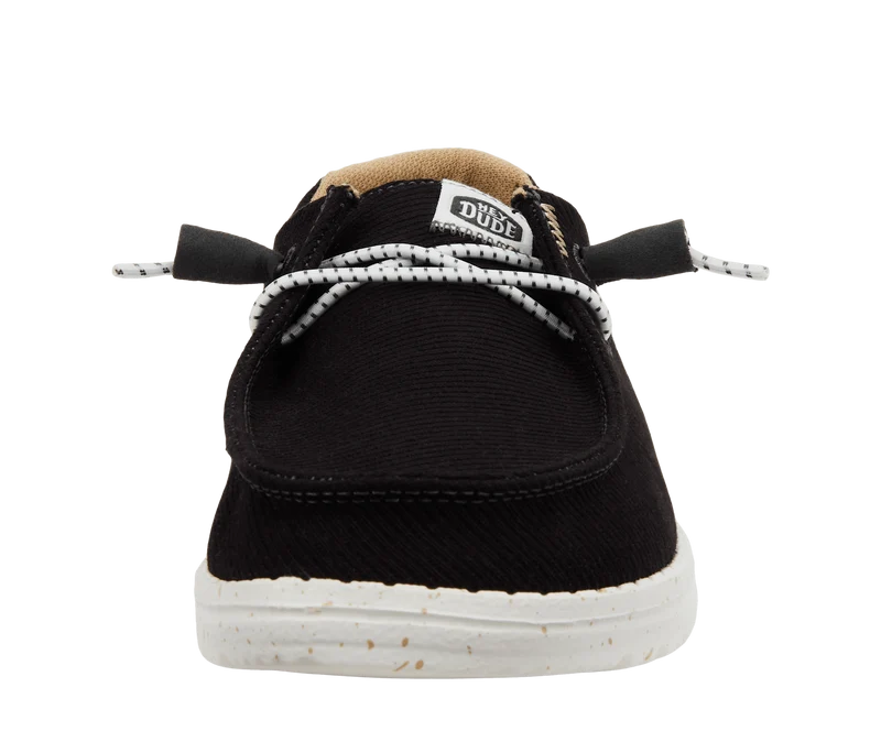 Hey Dude Damen-Mokassin Wendy mit Leopardenmuster | Schwarz/Leopardenmuster