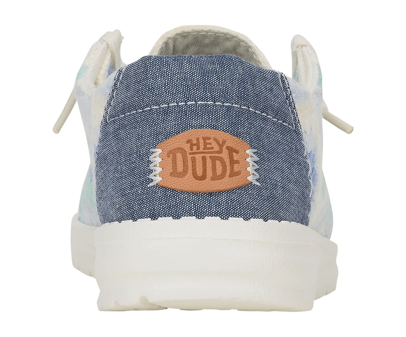 Hey Dude Wendy Cottage Häkelmokassin für Damen | Bay Blue