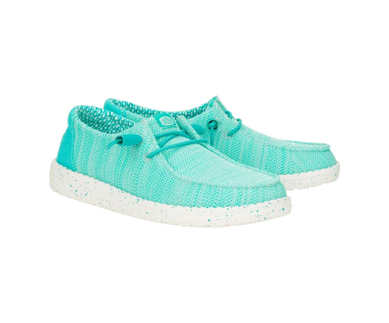 Hey Dude Damen-Stretch-Socken-Mokassin Wendy | Keramikblau
