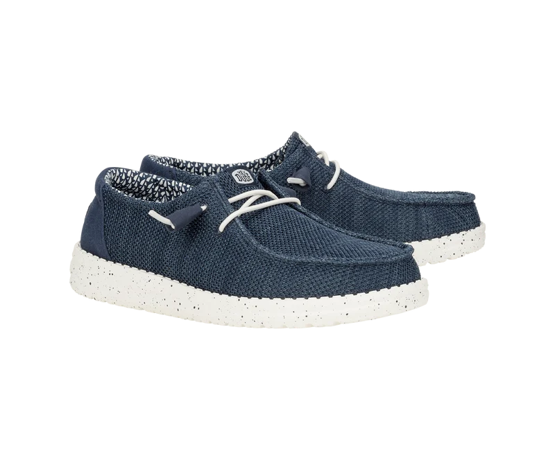 Hey Dude Wendy Stretch Sox Mokassins für Damen | Marineblau