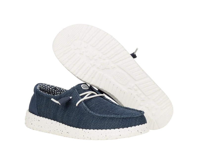 Hey Dude Wendy Stretch Sox Mokassins für Damen | Marineblau