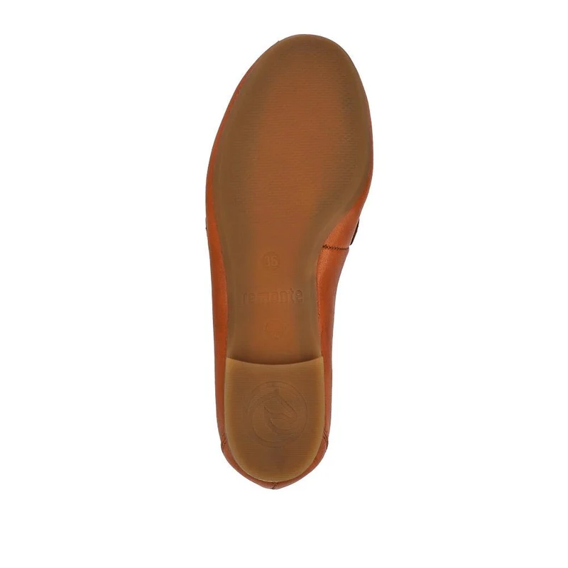 Leather Heeled Loafers - DRS41501 / 326 855 - Tan