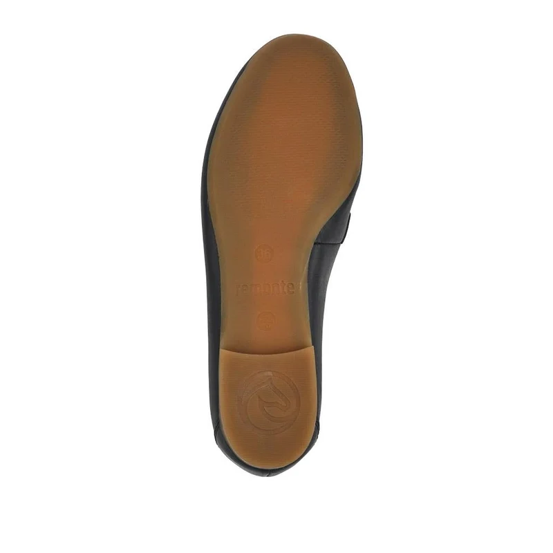 Leather Heeled Loafers - DRS41501 / 326 855 - Navy
