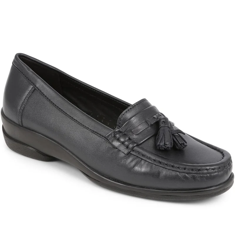 Leather Slip-On Loafers - NAP38023 / 325 236