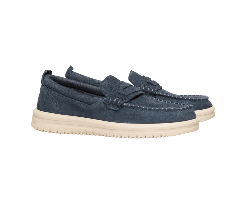Hey Dude Wally NXT Herren-Loafer | Schwarz / Holz-Esche