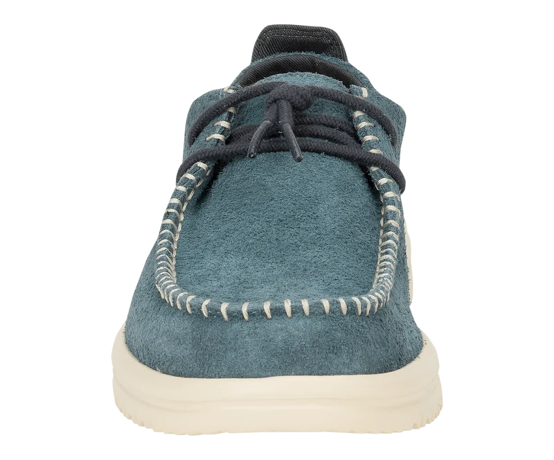 Hey Dude Wally NXT Moc Loafer für Herren | Sturmblau / Holz-Esche