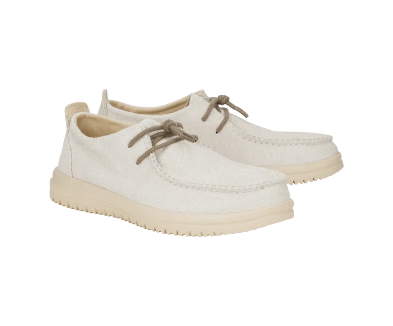 Hey Dude Wally NXT Moc Loafer für Herren | Egret / Wood Ash