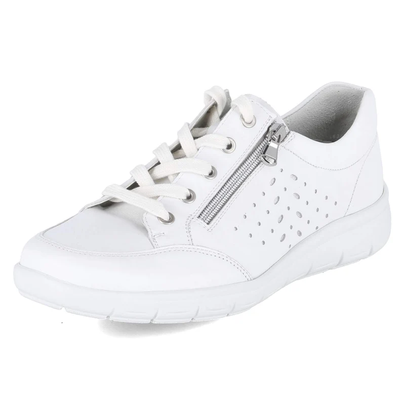 Halbschuhe Weiß