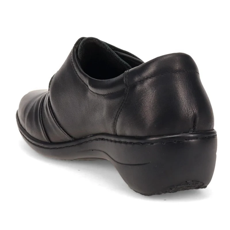 Handmade Leather Shoe with One Touch Strap - HSHAK1806 / 146 045 - Black