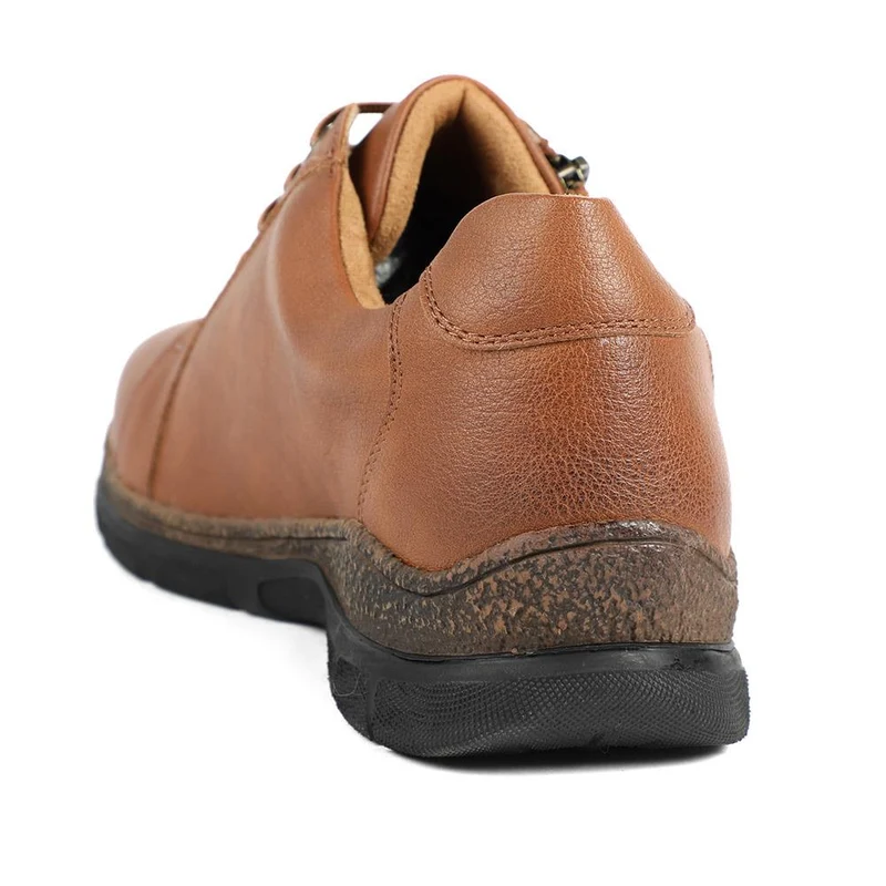 Wide Fit Casual Bungee Lace Shoes - WOIL41042 / 326 927 - Tan
