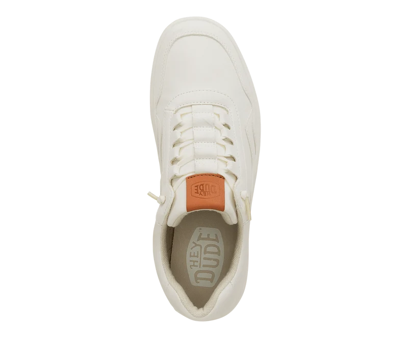Hey Dude Hudson Classic Herren-Sneaker | Weiß