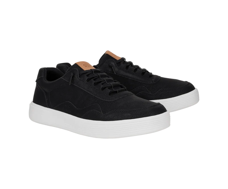 Hey Dude Hudson Classic Herren-Sneaker | Schwarz