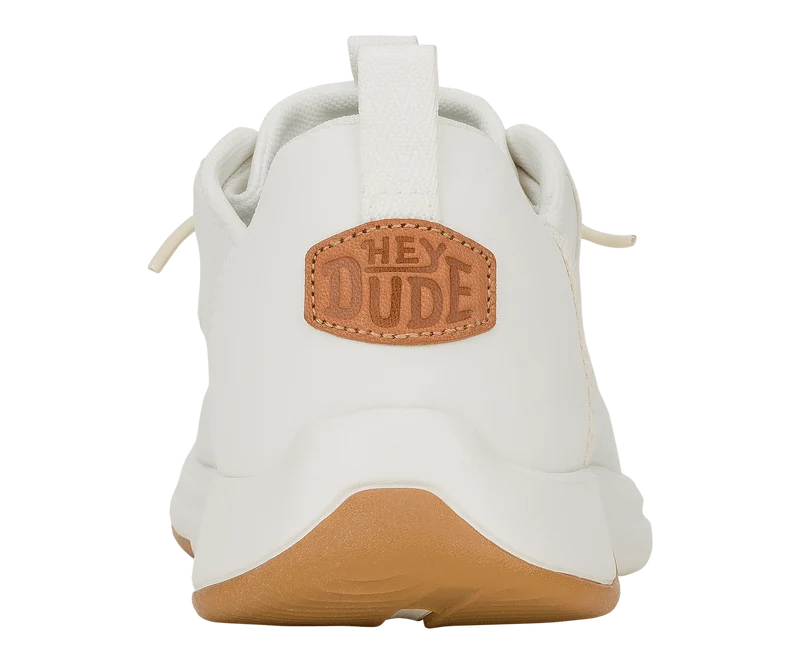 Hey Dude Wally Drift Mesh-Mokassin für Herren | Weiß