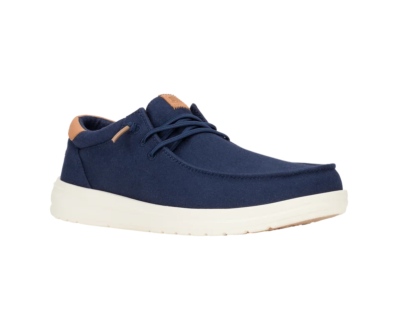 Hey Dude Herren Paul Canvas Mokassin | Marineblauer Blazer