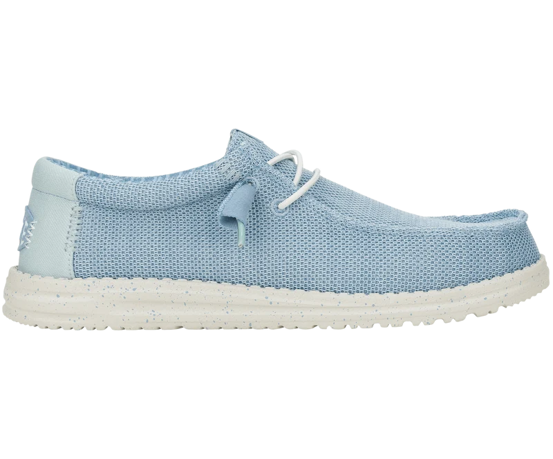 Hey Dude Wally Stretch-Socken für Herren, Mokassins | Wolkenblau / Morgenblau