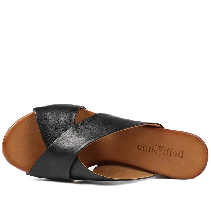 Smart Leather Mules - BELMET41004 / 327 230 - Black
