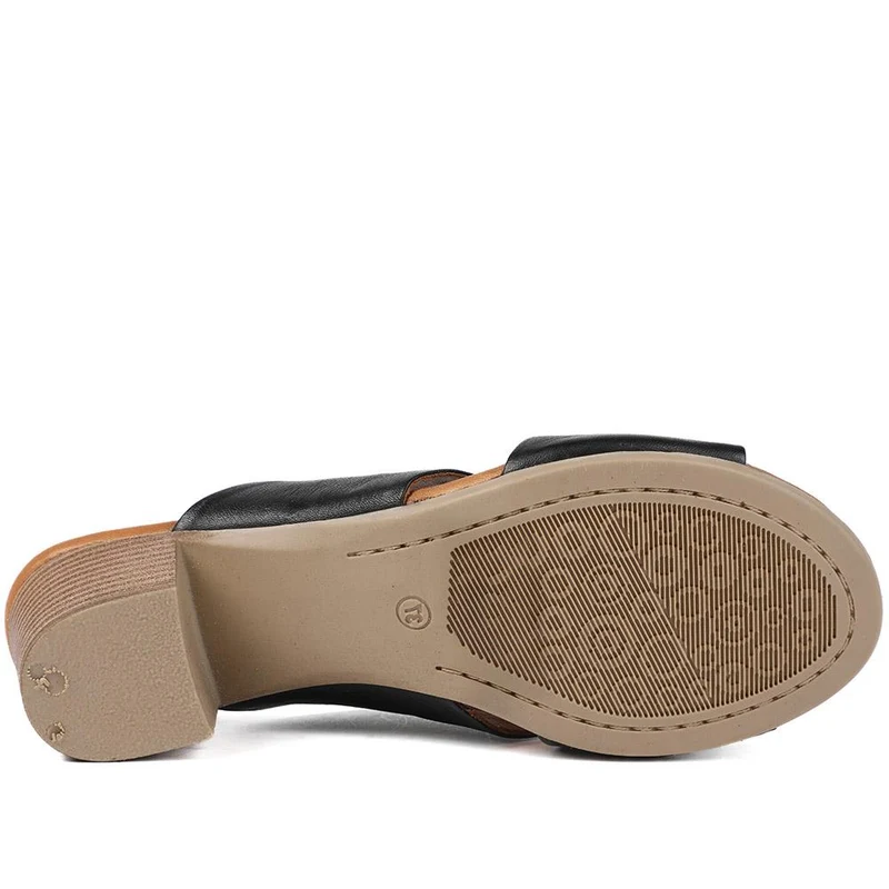 Smart Leather Mules - BELMET41004 / 327 230 - Black