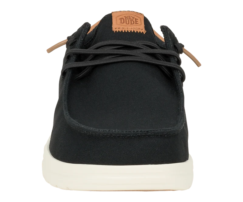 Hey Dude Paul Canvas Herrenmokassin | Schwarz