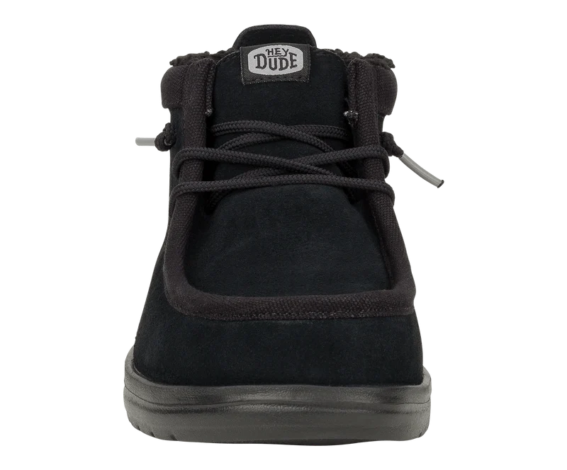 Hey Dude Wally Mid GripR Warmth Mokassin-Stiefel für Herren | Schwarz