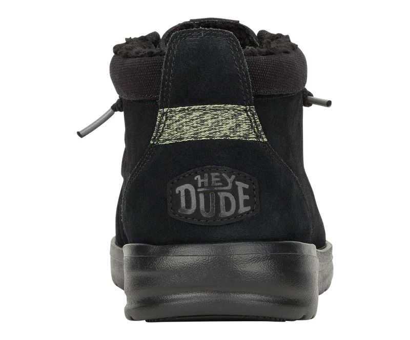 Hey Dude Wally Mid GripR Warmth Mokassin-Stiefel für Herren | Schwarz