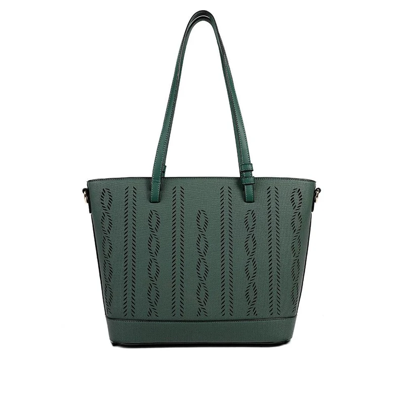 Patterned Daily Handbag - BELHETIA41006 / 327 412 - Green