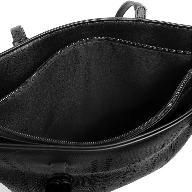 Patterned Daily Handbag - BELHETIA41006 / 327 412 - Black
