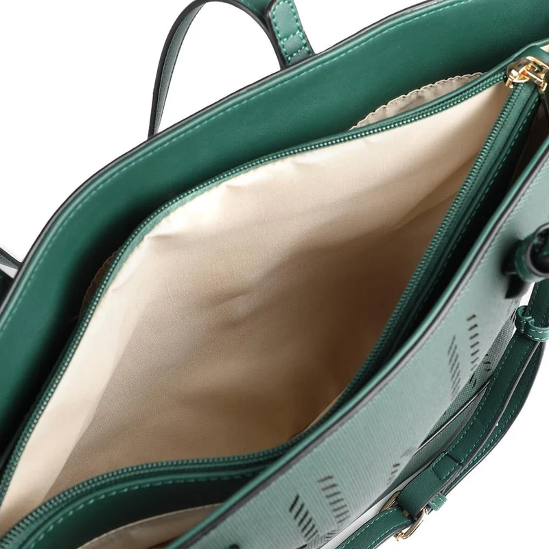 Patterned Daily Handbag - BELHETIA41006 / 327 412 - Green