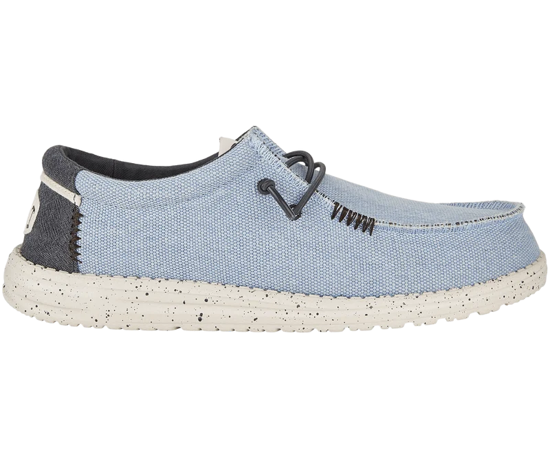 Hey Dude Wally Coastline Jute-Mokassin für Herren | Steinweiß