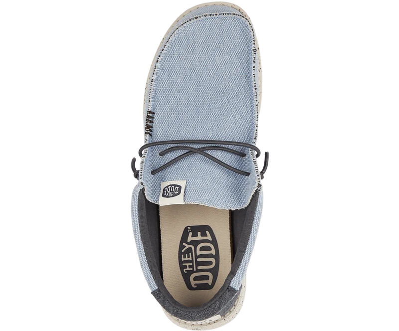 Hey Dude Wally Coastline Jute-Mokassin für Herren | Steinweiß
