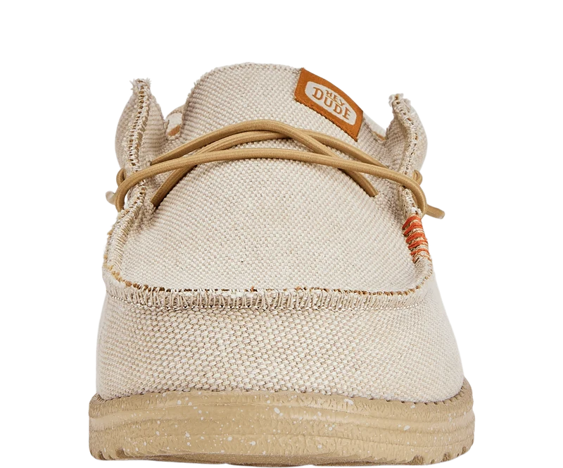 Hey Dude Wally Coastline Jute-Mokassin für Herren | Silber
