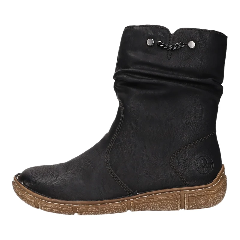Rieker Schlupf-/Reißverschlußstiefelette Warmfutter bis 35mm Absatz (casual)