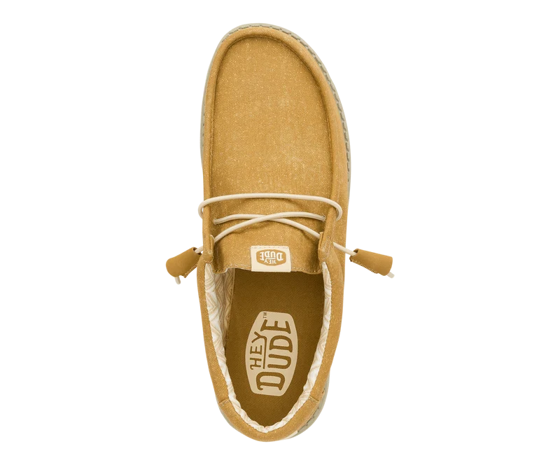 Hey Dude Wally Herren-Mokassin aus Stretch-Canvas | Cumin Brown