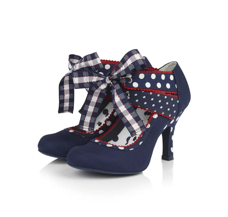 Ruby Shoo - Aisha - Blaue Tupfen