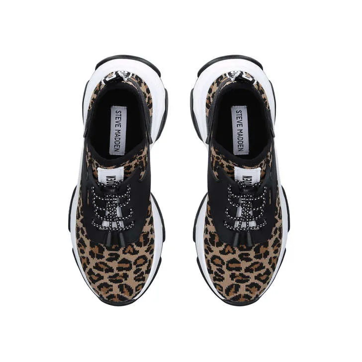 Steve Madden Damen Match Womans Lace Up – Leopard