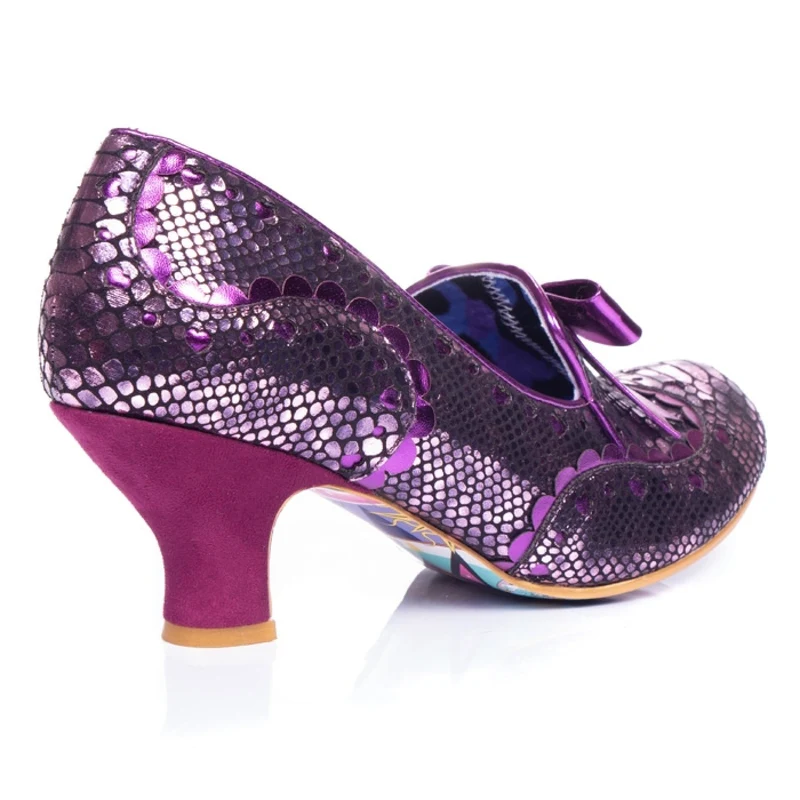Irregular Choice Womens Here And Present High Heel - Rosa
