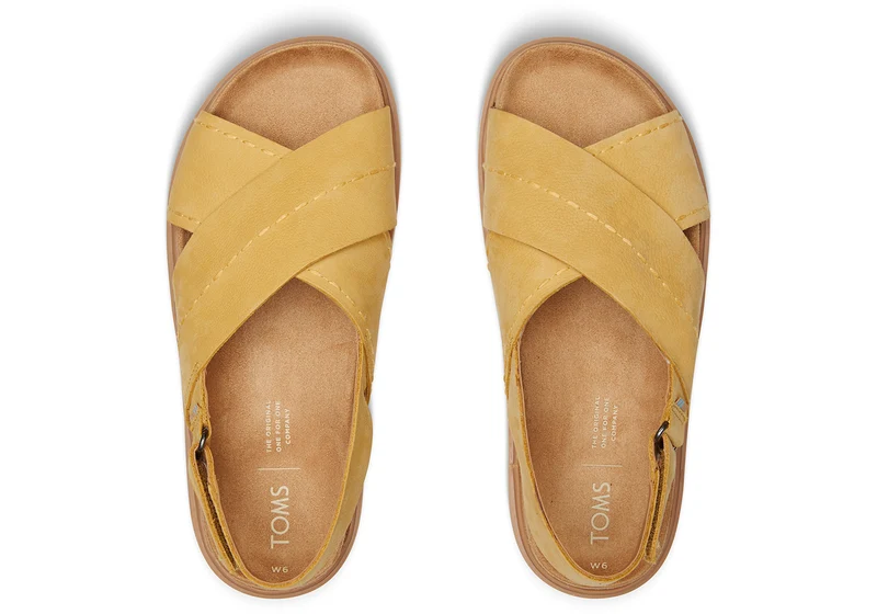 Toms-Marisa-Gelbe-Wildleder-Sandalen