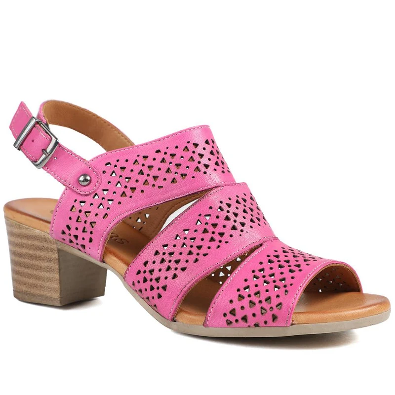 Fashionable Leather Sandals - VITAS43000 / 329 416