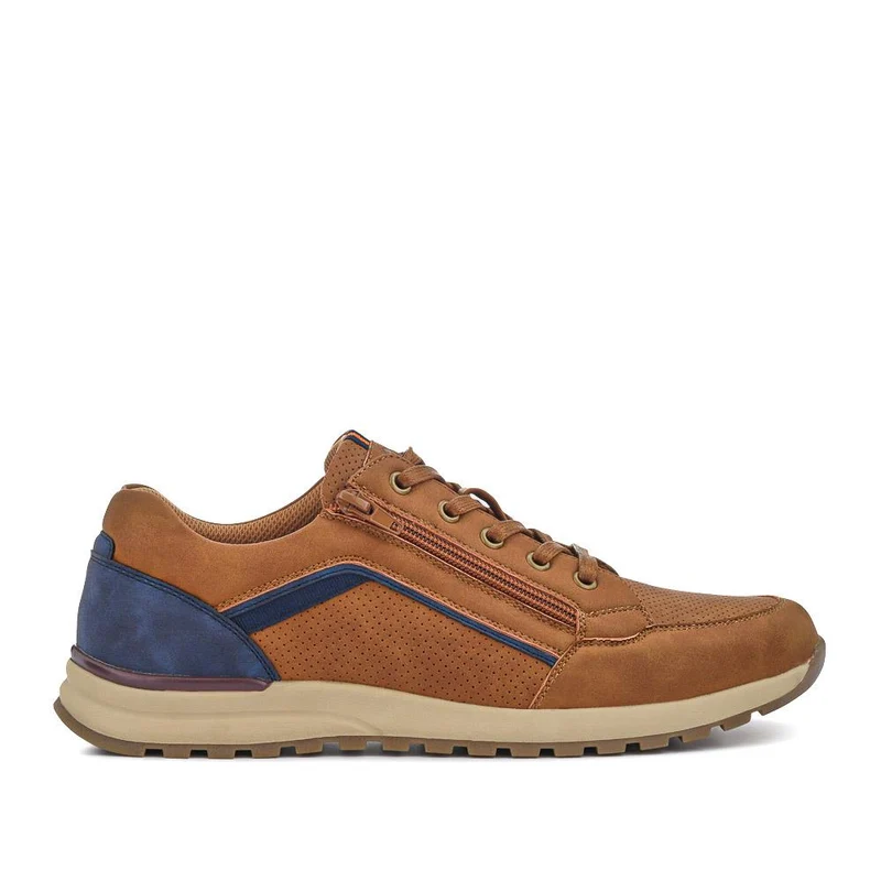Casual Lace-Up Trainers - CHANG41001 / 327 310 - Tan