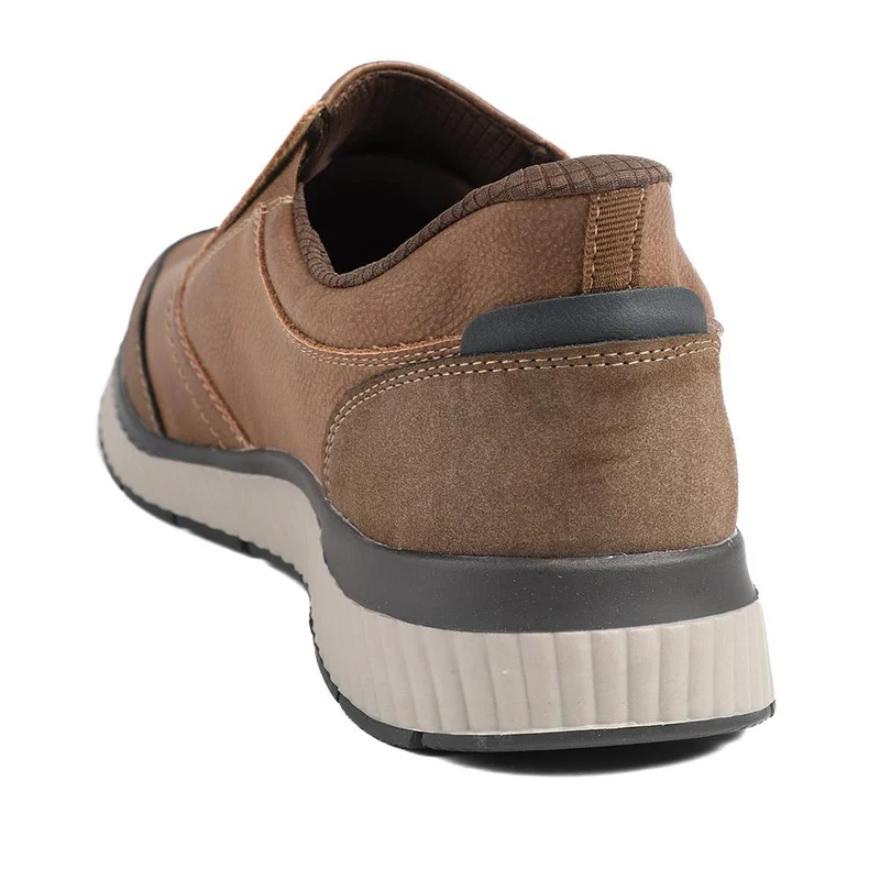 Easy Step In Wide Fit Laceless Shoes - GANG42000 / 327 877 - Cognac