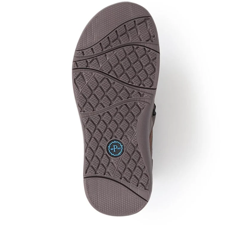 Dual Touch-Fastening Sandals - XIAM39003 / 325 673 - Dark Brown