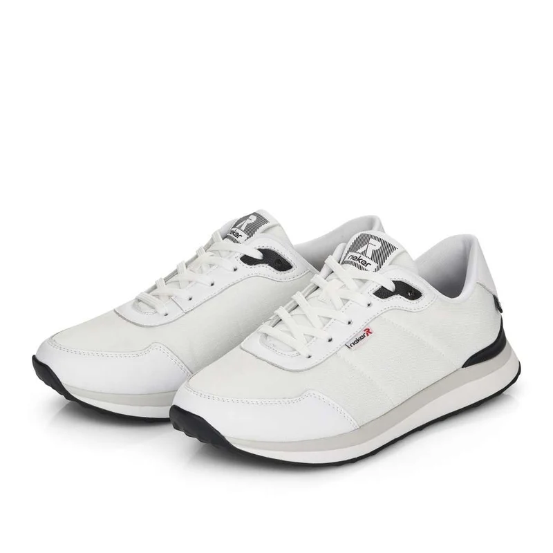 Rieker Damen Revolution Trainer – Weiß / Schwarz
