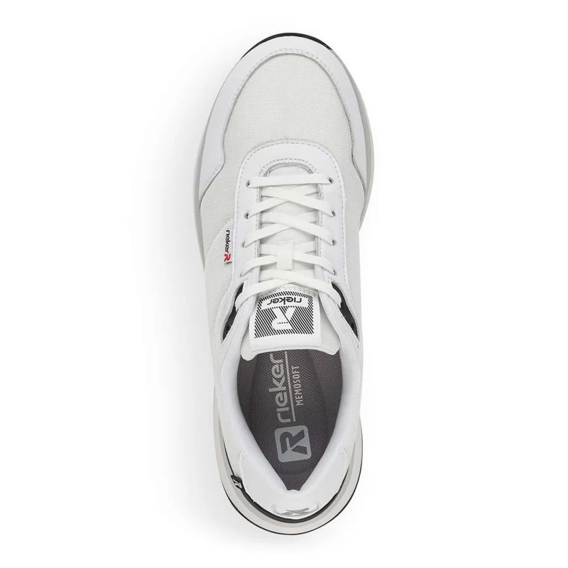 Rieker Damen Revolution Trainer – Weiß / Schwarz
