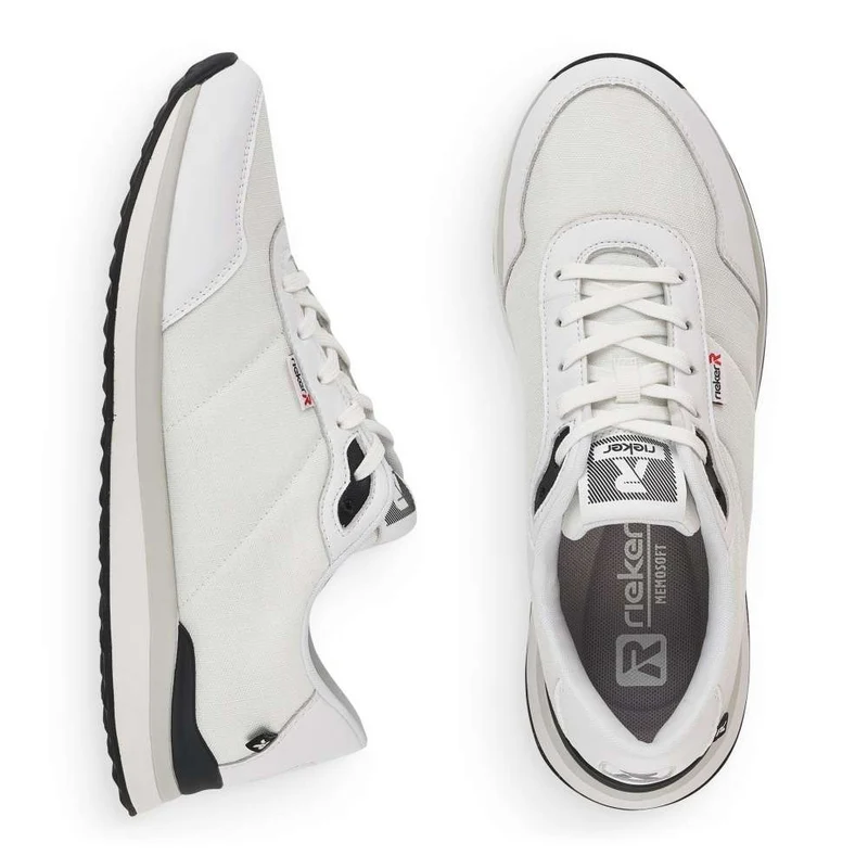 Rieker Damen Revolution Trainer – Weiß / Schwarz