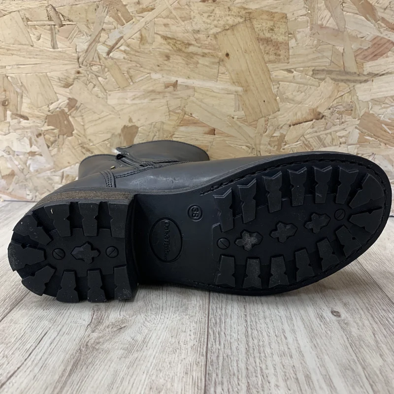 Oak & Hyde Damen-Stiefeletten „Bridge Double Up“ aus gefüttertem Leder – Schwarz