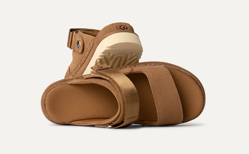 UGG Goldenstar Glide Sandale für Damen | Kastanie