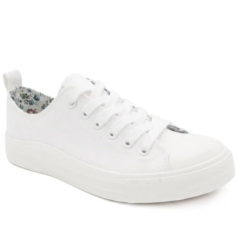 Casual Lace Up Trainers - XIAM43001 / 329 283 - White
