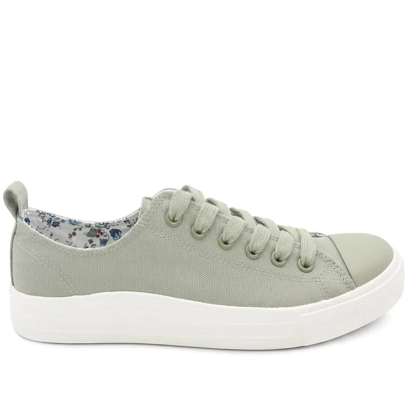 Casual Lace Up Trainers - XIAM43001 / 329 283 - Sage