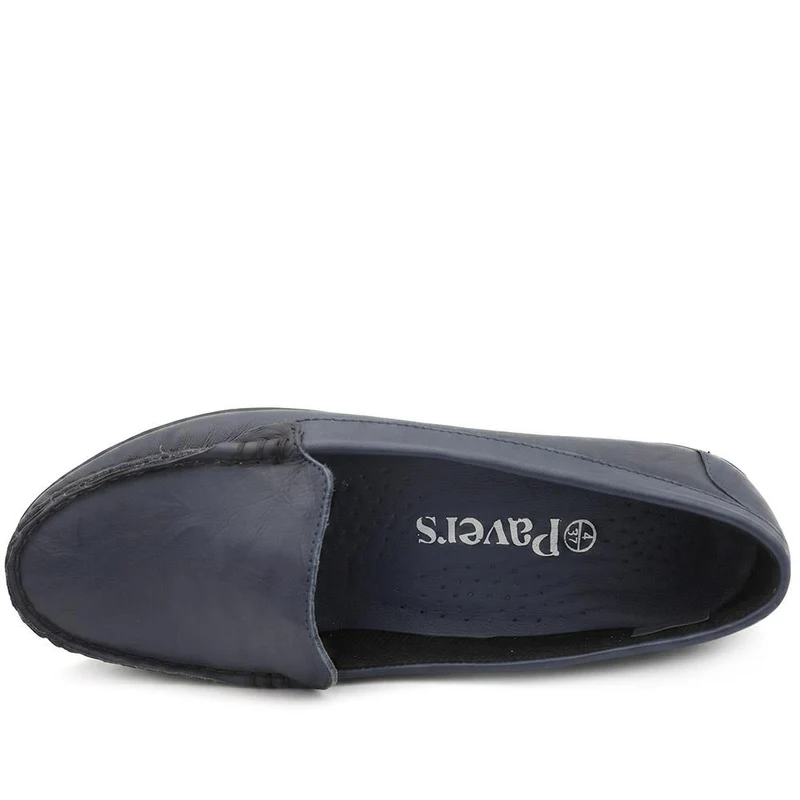 Premium Leather Moccasins - SIMIN43003 / 329 608 - Navy