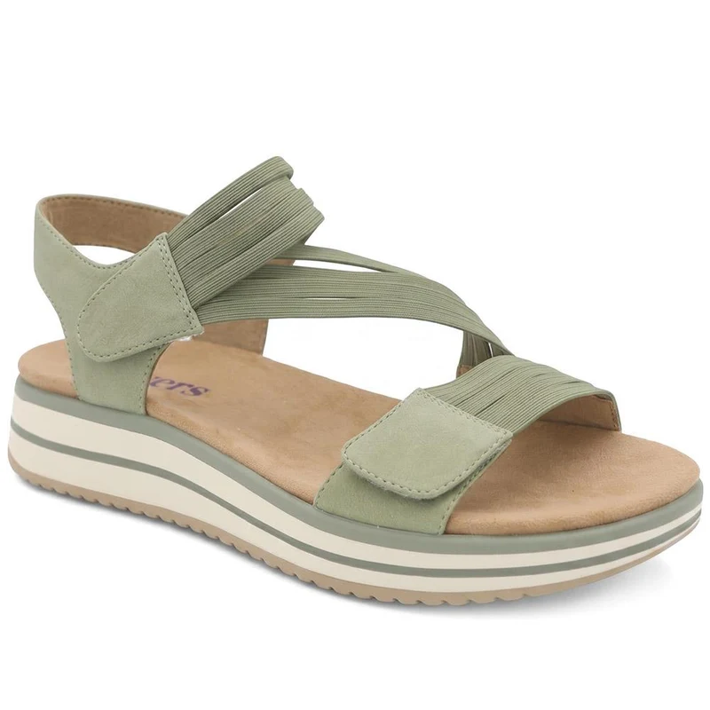 Chunky Lightweight Adjustable Sandals - GANG43001 / 329 041 - Sage